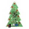 Árbol de Navidad ensamblado, 16 luces LED de Color, PCB electrónico, decoración, árbol, regalo para niños, versión ordinaria, adaptador de corriente