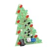 تجميعها شجرة عيد الميلاد 16 LED ضوء ملون الإلكترونية PCB الديكور شجرة الأطفال هدية الإصدار العادي محول الطاقة