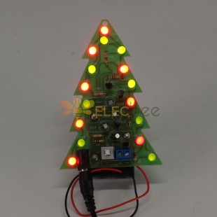 Albero di Natale assemblato 16x LED Color Light Electronic PCB Decorazione Albero Regalo per bambini