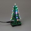 Zusammengebauter Weihnachtsbaum RGB LED Farblicht Elektronische 3D-Dekoration Baum Kindergeschenk Gewöhnliche Version
