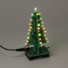 Zusammengebauter Weihnachtsbaum RGB LED Farblicht Elektronische 3D-Dekoration Baum Kindergeschenk Gewöhnliche Version