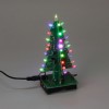 Assembled Christmas Tree RGB LED Color Light Electronic 3D Decoration Tree Children Gift Ordinary Version