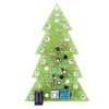 Assembled USB Christmas Tree 16 RGB LED Color Light Electronic PCB Decoration Tree Children Gift Ordinary Version