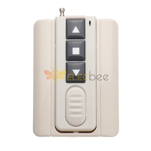 Télécommande sans fil à trois boutons à code fixe DC12V 433 MHz avec émetteur de base et interrupteur d\'alimentation