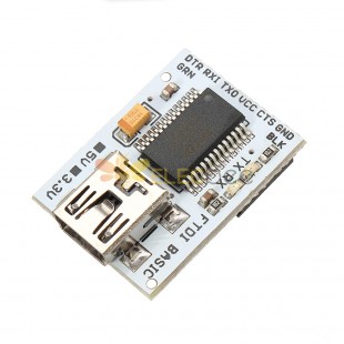 適用於 FIO Mini Pro 系列模塊的基本 5V/3.3V USB 轉 TTL MWC 編程器串行調試器程序上傳工具