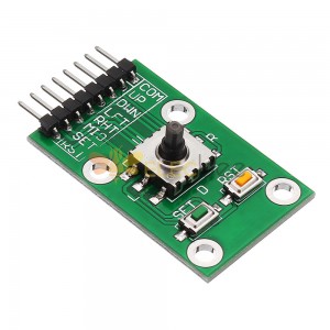 Module de bouton de navigation à cinq directions, manette à bascule, interrupteur à bouton-poussoir de jeu indépendant pour Arduino - produits compatibles avec les cartes officielles Arduino