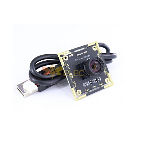 Módulo de cámara de alta definición HBV-1804WA-V11 0.3MP 30FPS 480P 3.6mm con desarrollo secundario sin distorsión de 100 grados BF3005