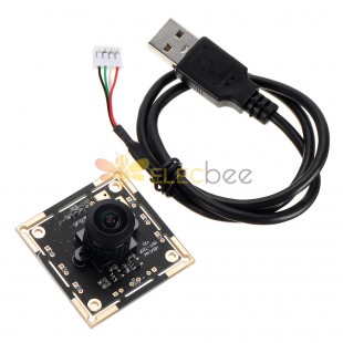 HBV-1807 1MP OV9732 720P 廣角 USB 攝像頭板 免驅動 IP 攝像頭模塊帶 USB 電纜
