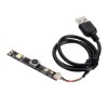 HBV-1825 OV5640 5 Million Pixel Autofocus Camera Module with Flash Light 5Pin Auto Focus USB2.0 5MP Camera Board