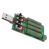 JUWEI 10W 4 Switch USB Aging Discharge Loader 15 Kinds Current Test Load Support QC2.0 QC3.0
