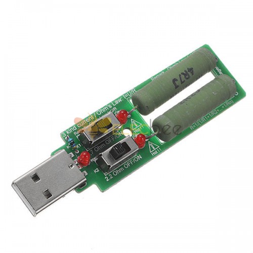 JUWEI 5V 10W 2 Schalter USB Alterungsentladungslader 3 Arten