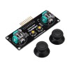 JoyStick 2 Channel PS2 Game Rocker Push Button Module para Arduino - produtos que funcionam com placas Arduino oficiais