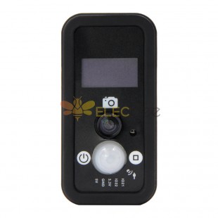 TTGO T-Camera 黑色 PVC 保護套和軟橡膠套適用於 WROVER 帶 PSRAM 相機模塊 OV2640 0.96 OLED 開發板
