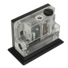 LSJ-ZNRB Desktop-Version Intelligentes Wasserkühlsystem Monitor Temperatur Durchfluss Luftdruck Wasserpumpe PWM Schwarz/Silber
