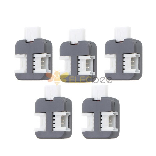 5Pcs Grove-T Connector PH2.0 4Pin T Type Grove Header Wire Connector Terminal with 3 Ports Compatible with Grove Demoboard
