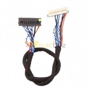 P3 DF19 20P 1CH 6-bit Screen Line 20 Pin Universal LVDS LCD Driver Cable For Lehua Dingke