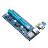 PCI Express PCI-E 1X to 16X Riser Card 6Pin PCIE USB3.0 SATA礦機礦機BTC專用適配器擴展線