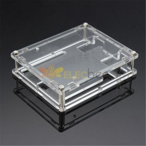 Caja de carcasa de acrílico transparente para caja de módulo UNO R3
