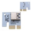USB3.0 PCI-E 1x转16x SATA +4P+6P延长器转接卡适配器电源线矿机