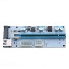 USB3.0 PCI-E 1x转16x SATA +4P+6P延长器转接卡适配器电源线矿机