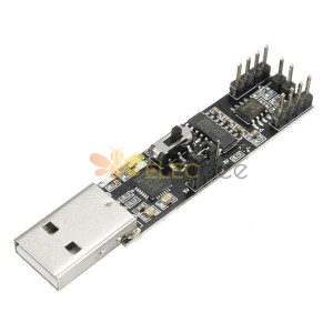 三合一USB轉RS485 RS232 TTL串口模塊CP2102芯片板