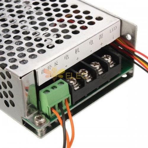 DC 10V-50V PWM Motor Speed Controller CW/CCW Reversible Switch 40A with LED B3K5 