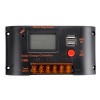 Controlador de cargador solar 10A / 20A PWM 12V 24V Pantalla LCD automática Regulador solar de salida dual USB 5V 2A