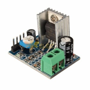 10 peças TDA2030A 6-12 V AC/DC única fonte de alimentação módulo de placa de amplificador de áudio
