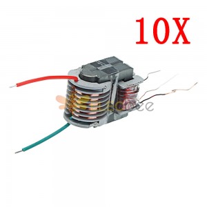 10 Stück 15 kV Hochfrequenz-Hochspannungstransformator Hochspannungsspule Boost Inverter Plasma Boosting Coil
