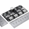 10 Uds USB 4CH QC3.0/2,0 DC-DC convertidor Buck módulo reductor de carga 6-32V 9/12/24V a placa de circuito de cargador rápido 3/5/12V