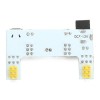 Módulo de alimentación de placa de pruebas de 2 canales compatible con 5 V/3,3 V CC