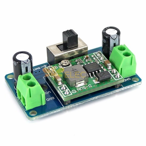 20pcs MP1584 5V Buck Converter 7-30V Módulo Regulador Ajustável Step Down com Interruptor para Arduino - produtos que funcionam com placas oficiais para Arduino