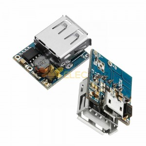 2Pcs 5V Lithium Akku Ladegerät Step Up Protection Board Boost Power Modul Micro USB Li-Po Li-Ion 1