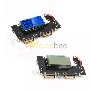 2Pcs Dual USB 5V 1A 2.1A Mobile Power Bank 18650 Battery Charger PCB Module Board