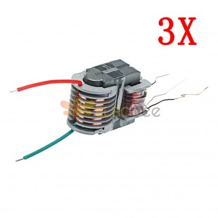 3pcs 15KV High Frequency High Voltage Transformer High Voltage Coil Boost Inverter Plasma Boosting Coil