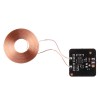 3 uds 5V 0.6A 3W Qi carga inalámbrica estándar DIY bobina receptor módulo placa de circuito bobina de carga inalámbrica para teléfono inteligente