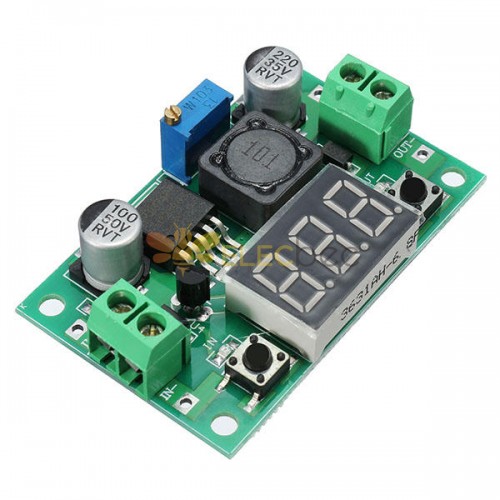 3pcs LM2596 DC 1.3V - 37V 3A Adjustable Buck Step Down Power Module 150KHz Internal Oscillation Frequency With Digital Display