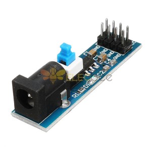 5Pcs AMS1117 3.3V Power Supply Module With DC Socket And Switch