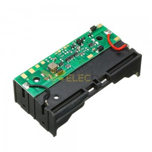 5V 2*18650鋰電池充電UPS不間斷保護一體板升壓模塊帶電池座