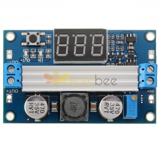 dc-dc 100w 3-35v 12v〜3.5-35vステップアップモジュールブースト電源電圧計