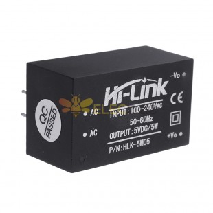 HLK-5M05 AC 100-240V转DC 5V 5W AC-DC低纹波开关电源模块电源降压降压稳压器