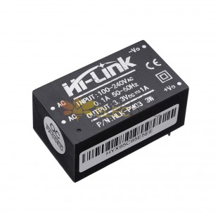 HLK-PM03 AC 100-240V a DC 3.3V 3W AC-DC Módulo de fuente de alimentación conmutada aislada Regulador reductor de potencia