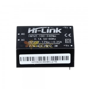 HLK-PM12 AC 110-240V から DC 12V AC-DC 絶縁スイッチング電源モジュール 電源降圧降圧レギュレータ