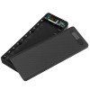 Versión ordinaria 10*18650 caja del banco de energía Dual USB DIY Shell 18650 soporte de batería caja de carga
