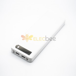 Ordinary Version 10*18650 Power Bank Case Dual USB DIY Shell 18650 battery Holder Charging Box