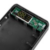 Hızlı Şarj Sürümü 10*18650 Güç Bankası Kılıfı Çift USB Cep Telefonu Şarj QC 3.0 PD DIY Kabuk 18650 Pil Siyah