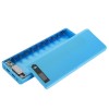 Hızlı Şarj Sürümü 10*18650 Güç Bankası Kılıfı Çift USB Cep Telefonu Şarj QC 3.0 PD DIY Kabuk 18650 Pil Siyah