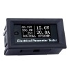 100V/20A 7in1 OLED Multifunktionstester Spannung Strom Zeit Temperatur Kapazität Voltmeter Amperemeter