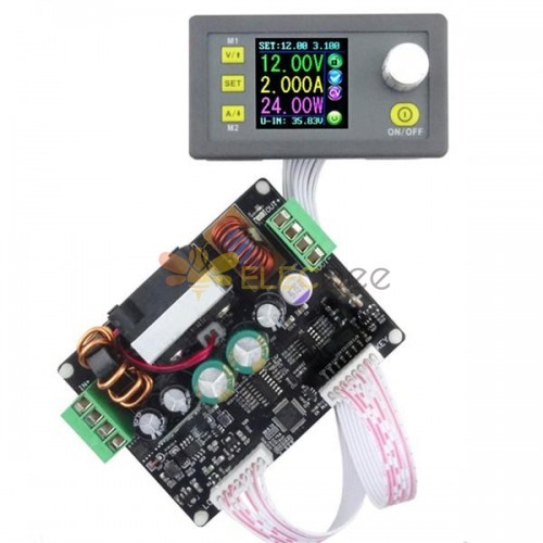 DPH3205 160W Buck Boost Converter tension constante courant Programmable contrôle numérique Module d\'alimentation couleur LCD voltmètre