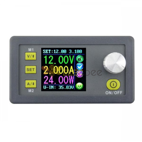 DPS3003 32V 3A Buck ajustável DC Módulo de fonte de alimentação de tensão constante Voltímetro Amperímetro integrado com display colorido